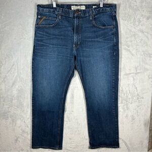 Ariat M5 Jeans Mens 40x30 Blue Straight Fit Straight Leg Stretch Denim Western